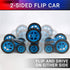 Force1 360 4WD 2.4GHz Tornado Blue LED Remote Control Car for Kids- Double Sided Driving Fast RC Cars Flips, Outdoor