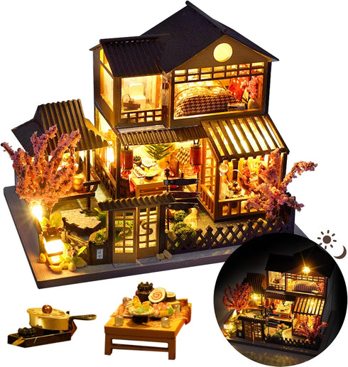 DIY Miniature House Kit, Mini House Kit for Beginners, DIY Dollhouse Kit