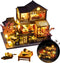 DIY Miniature House Kit, Mini House Kit for Beginners, DIY Dollhouse Kit