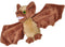 Wild Republic Huggers, Brown Bat Plush Toy, 8 Inches, Slap Bracelet, Stuffed Animal, Kids Toys