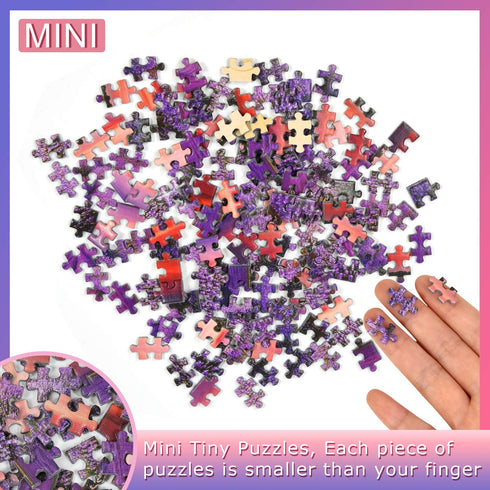 3 Pack Mini Landscape Jigsaw Puzzles, 150 Pieces for Adults, Small 6 x 4 Inches Home Decor Entertainment Toys