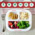 Health Beet MyPlate Portion Control Plate, 3 Divided Sections for Proteins, Grains & Veggies, 1 Pack