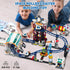 926PCS Set 6+years HOGOKIDS Space Roller Coaster Building Toy Coaster Building Features Lift Platform, Satellites
