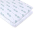 Bassinet Sheets Fitted Cover, Flexible Fit 100% Soft Jersey Knit Cotton - Neutral Grey Sage Diamond