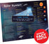 Solar System Space Puzzle for Adults, 1000 Piece Jigsaw Puzzle with Bonus Space Fact Poster (27.5 x 19.7 in)