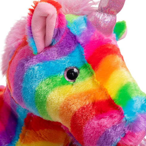 24 Inch HollyHOME Plush Unicorn Stuffed Animals Rainbow Unicorn Toy Gifts for Valentines Day, Christmas, Birthday