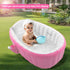 EZYCOK Swimming Inflatable Baby Bathtub, Portable Infant Toddler Bathing Tub Non Slip Travel Bathtub Mini Air Pool Kids