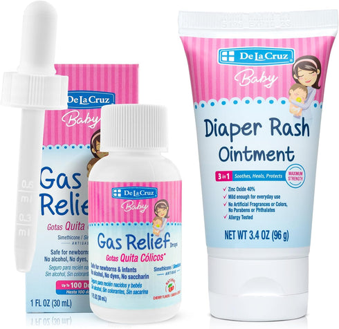 De La Cruz - Gas Drops for Babies and Baby Diaper Rash