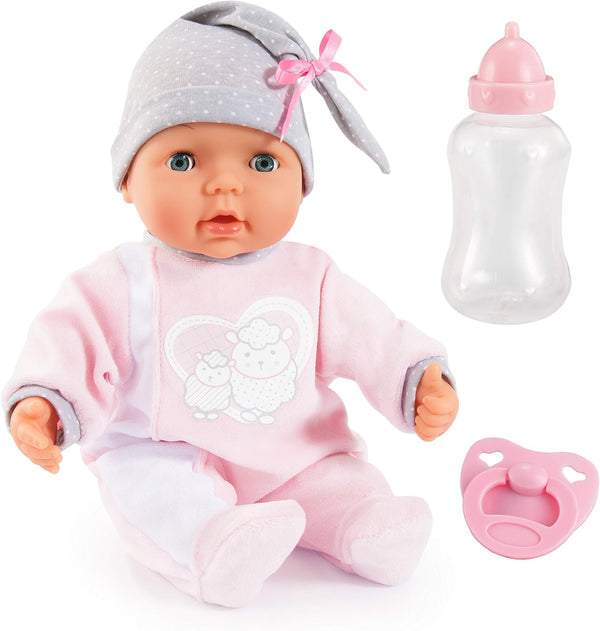 Bayer Design My Piccolina Interactive Baby Doll, Pink, 15", 38cm