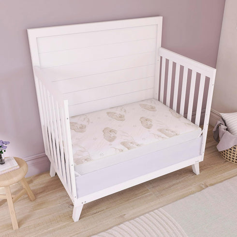 2-in-1 3 Dream On Me Breathable Dual-Sided Portable/Mini Crib Coil Mattress Firm Innerspring Core, Waterproof Vinyl