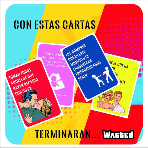 Wasted - The Party Game by Happy Ending Games - Board Game of Dares (Spanish Version)