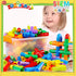 ZOZOPLAY STEM Toys Tube Locks, 72 Piece Educational Building Block Set with Wheels for Boys Girls