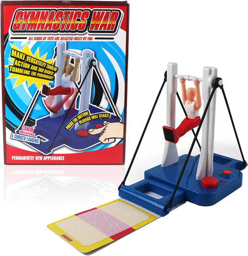 Gymnastics Challenge Game, Fun Toy for Girls & Boys Ages 8+, Ideal Table Game for Active Kids