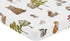 Sweet Jojo Designs Woodland Forest Animals Boy Girl Gender Neutral Unisex Fitted Mini Crib Sheet Baby Nursery Infant Newborn Bed Room Portable Pack n Play Mattress Animal Friends Bear Deer Watercolor by Sweet Jojo Designs