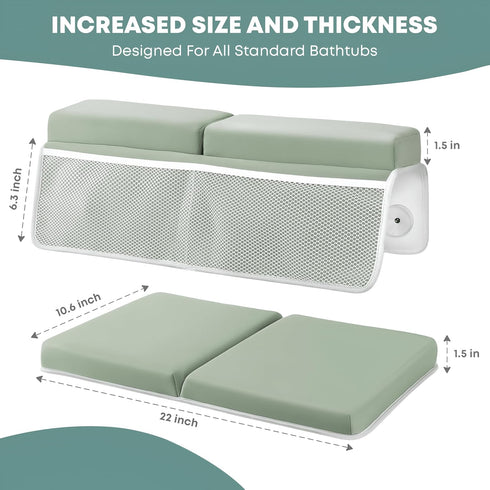 PURELYDOT Elbow Set Comfortable Baby Bath Kneeler & Rest Pad Extra Thick Foam Cushion with Toy Organizer Non-Slip