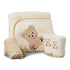 5-Piece Set, 1 4 Spasilk Soft Terry Hooded Bath Towel and Washcloth Baby Towel and Baby Washcloths for Newborn Boys