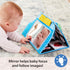 Tummy 3 1+ Ms. Rachel Official Time Activity Bus Folding Play Mat with Baby Mirror & Sensory Toys for Interactive Play
