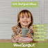 WeeSprout Silicone Baby Cups with Straws and Lids, Set of 2, 4 & 8 oz Options, Food Grade