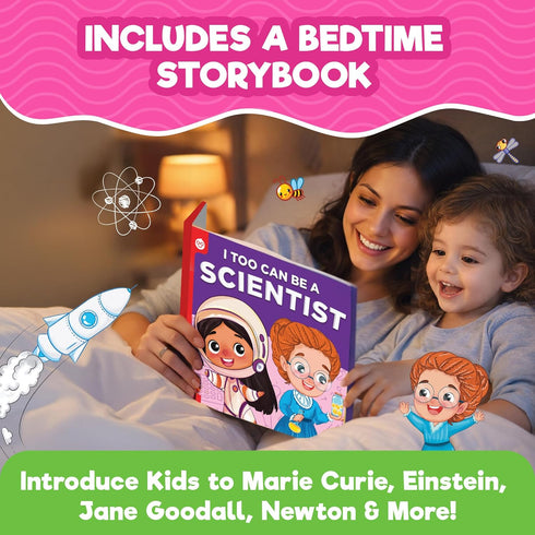 3-5 3-4-5 100+ Doctor Jupiter Preschool Science Kit for Girls Ages | Toddler Learning Activities, Birthday Gift Ideas