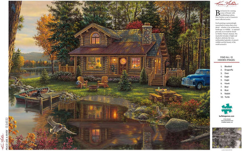 Buffalo Games Kim Norlien Peace Like A River 1000 Piece Jigsaw Puzzle - Perfect for Game Nights, 26.75 x 19.75