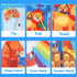 1-3, 20 Noahs Ark Busy Book for Toddlers Montessori Quiet Book with Activities, Travel Toy for Fine Motor Learning