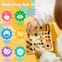 1 2 3 1+ Busy Board with LED Light Switches, Montessori Toys for Years Old, Toddlers Wooden Toy Sensory Activity Board