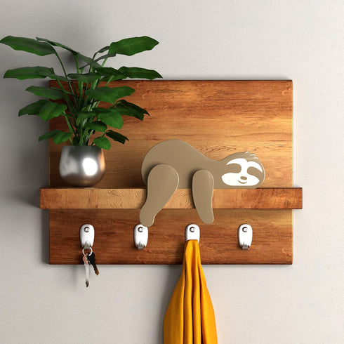 PUTSKA Woodland Nursery Decor - Wooden Animal for Baby Boy Nursery Decor, Forest Decoration for Room, Shelf, Bedroom