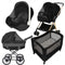 Enovoe Mosquito Net for Stroller - Bug Net for Stroller - Black
