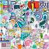 50 Pcs Funny Laboratory Science Stickers for Kids, Teens, Students, Waterproof Vinyl Stickers for Science Classroom
