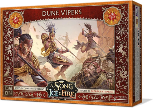 CMON A Song of Ice and Fire Tabletop Miniatures Game Dune Vipers Unit Box - Deadly Assassins of The Sands, Strategy