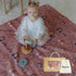55"x55"Jumbo Thick 4-Layer Baby Splat Mat for Under High Chair, Large Heavy