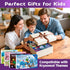 200PCS 3-12, Magnetic Blocks with Light-Up Blocks - Magnetic Blocks for Kids Ages Magic's House Magnetic Building