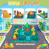 3 4 5 6 7 8 STEM Board Games Kids Toys, Maze Brain Teaser Puzzles Learning Games, Logic Road Track Building Blocks