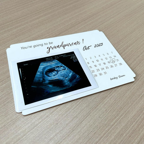 Pregnancy Test Keepsake Box, Pregnancy Announcement for Grandparents, Grandparents Baby Announcement Ideas Card