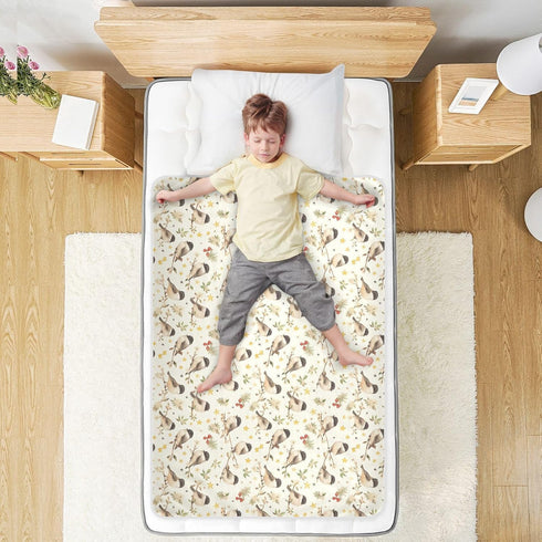 siphylline 52" 34" Cartoon Cute Fay Bird Extra Large Resuable Changing Pad Covers Highly Absorbent Bed Pad Changing