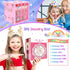 Charm Bracelet Making Kit, Art Supplies for Girls Age 6-8, Friendship Bracelet Kit with Rings for Kids Toys