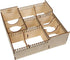 The Broken Token Marvel Legendary Compatible Game Organizer - Wood Storage Box with Trays & Dividers
