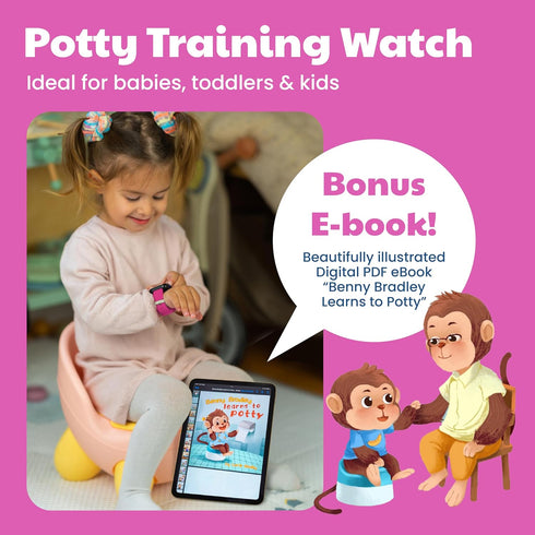 V2 Potty Training Watch for Kids A Water Resistant Toilet Reminder Device for Boys & Girls to Train Your Toddler