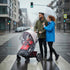 Universal Rain Cover Compatible with Nuna Stroller, Waterproof Weather Shield, Clear Protective Cover with Ventilation