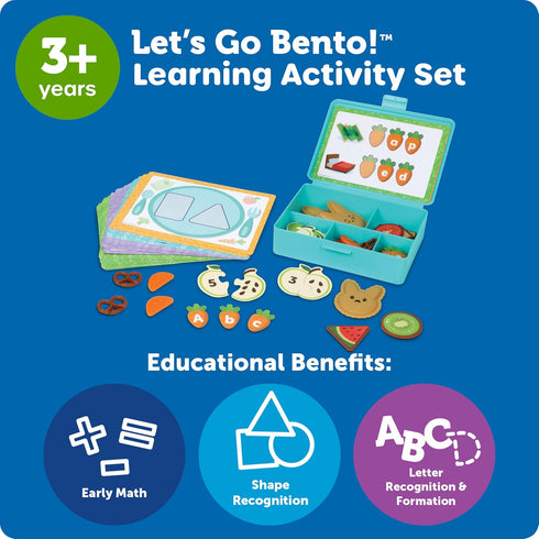 Set 78 3+, Learning Resources Let's Go Bento! Learning Activity - Pieces, Ages Preschool Activities, Toddler Toys