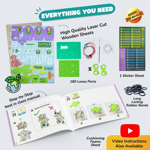 8, 9, 10, 11, 12, 13, 14 9 Smartivity Electro Play Lab for Kids Ages Years Old I Electricity Kit with Circuits