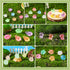 Barydat 400 Pcs Mini Resin Animals Figures Bulk for Crafts, Pranks, and Garden Decoration - Luminous Mini Toys