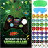 Pin The Button on The Video Game Party Game with 32 Stickers and Large Poster for Kids Birthday Decoration