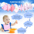 Set of 8 Organic Cotton Baby Drool Bibs - Bandana Teething Bibs for Baby, Ultra Soft, No Scratch