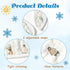 Zainpe 6Pcs Snap Muslin Cotton Baby Bibs, Adjustable Burp Cloths for Toddlers, Soft Drool Bibs