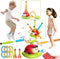 Engfa 3 in 1 Musical Jump, Toss Ring Game and Stomping Launch