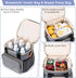 Pack 6 9 Breastmilk Cooler Bag with Ice Fits Baby Bottles up to Ounce, Breast Milk Pump Cooler Bag for Nursing Mom