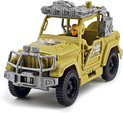 3-7,Military Set KAIM Army Toys for Boys Age Toy with Lights & Sounds, Army Men Toy Soldiers Action Figures,Military
