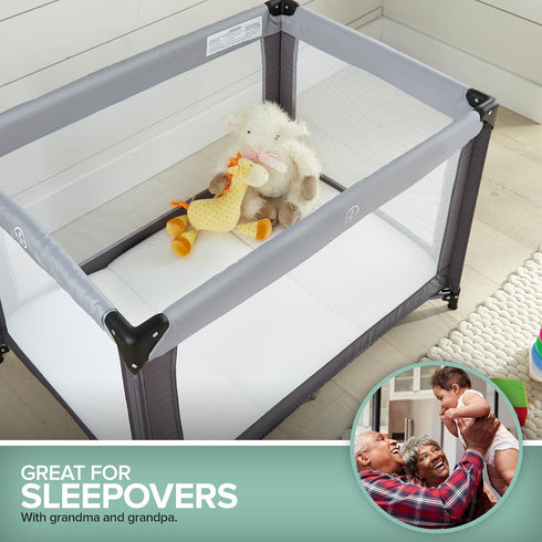 3" Pack Foldable Travel n Play Mattress Pad with Bag, Waterproof Portable Mini Crib Mattresses, Baby Bed Playpen Memory