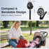 COMLIFE 2026 Summer Upgraded Misting Baby Stroller Fan Rechargeable, Flexible Tripod Clip for Car Seat Crib, Baby